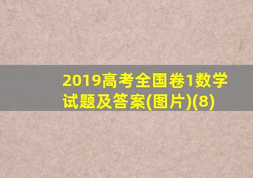 2019高考全国卷1数学试题及答案(图片)(8)
