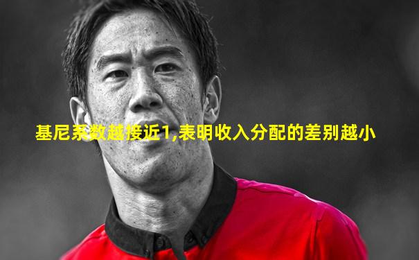 基尼系数越接近1,表明收入分配的差别越小