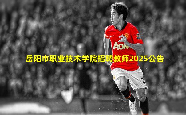 岳阳市职业技术学院招聘教师2025公告