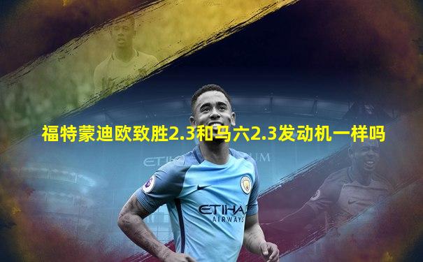 福特蒙迪欧致胜2.3和马六2.3发动机一样吗
